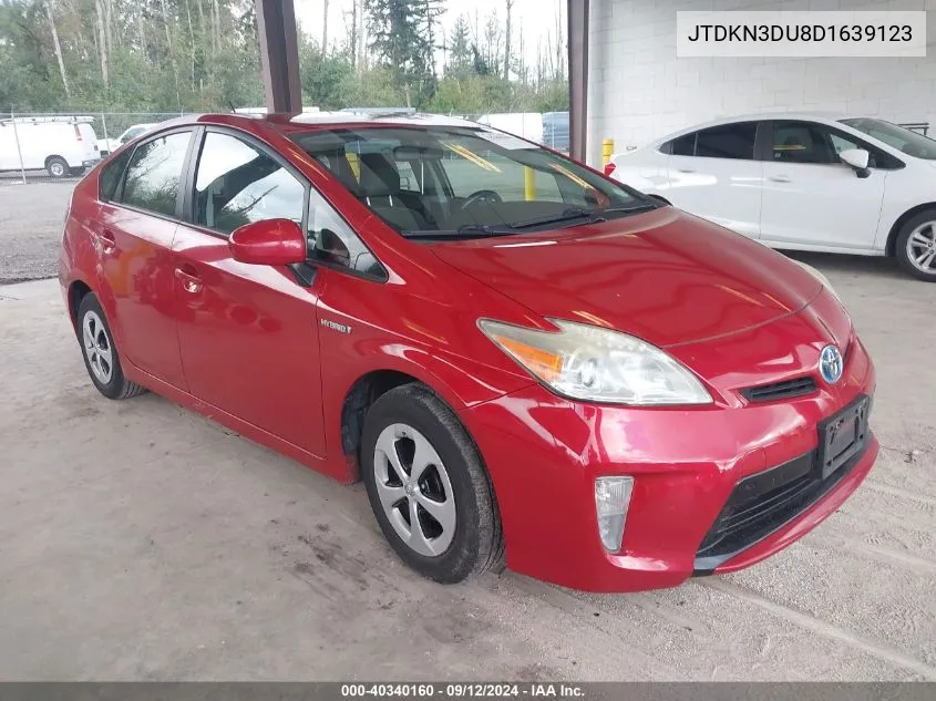 JTDKN3DU8D1639123 2013 Toyota Prius Two