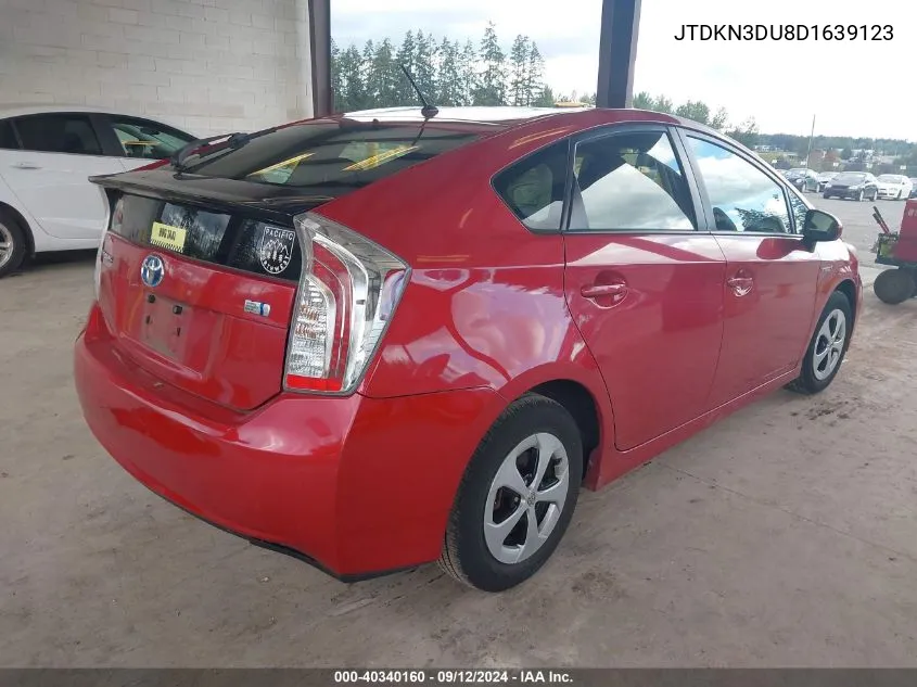 JTDKN3DU8D1639123 2013 Toyota Prius Two