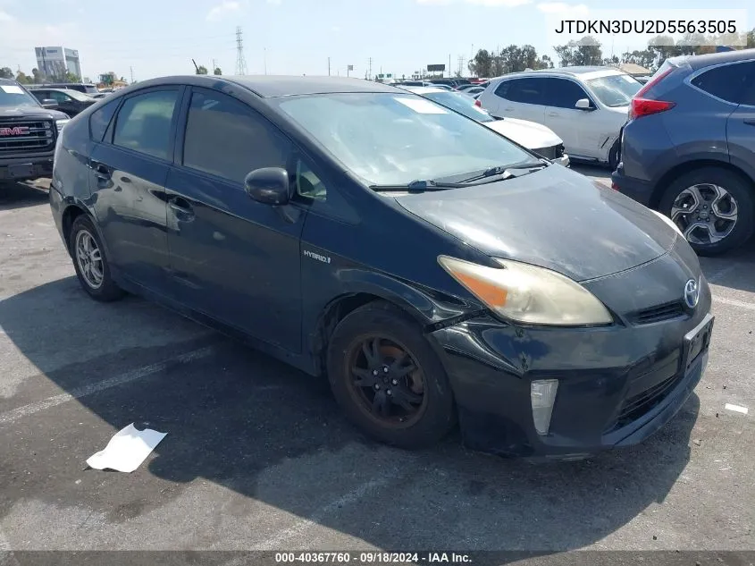 2013 Toyota Prius Three VIN: JTDKN3DU2D5563505 Lot: 40367760