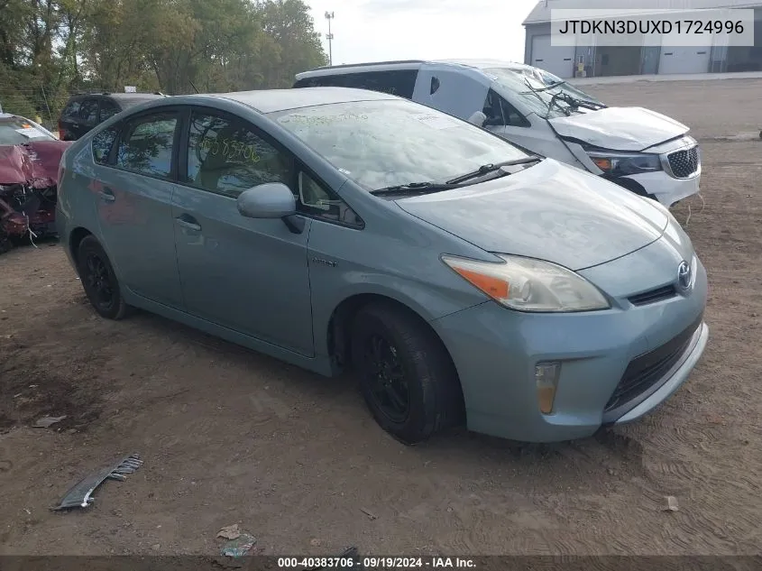 JTDKN3DUXD1724996 2013 Toyota Prius Two