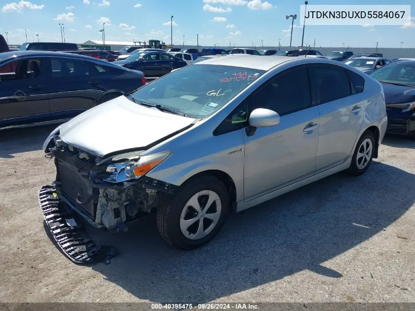 2013 Toyota Prius Two VIN: JTDKN3DUXD5584067 Lot: 40395475