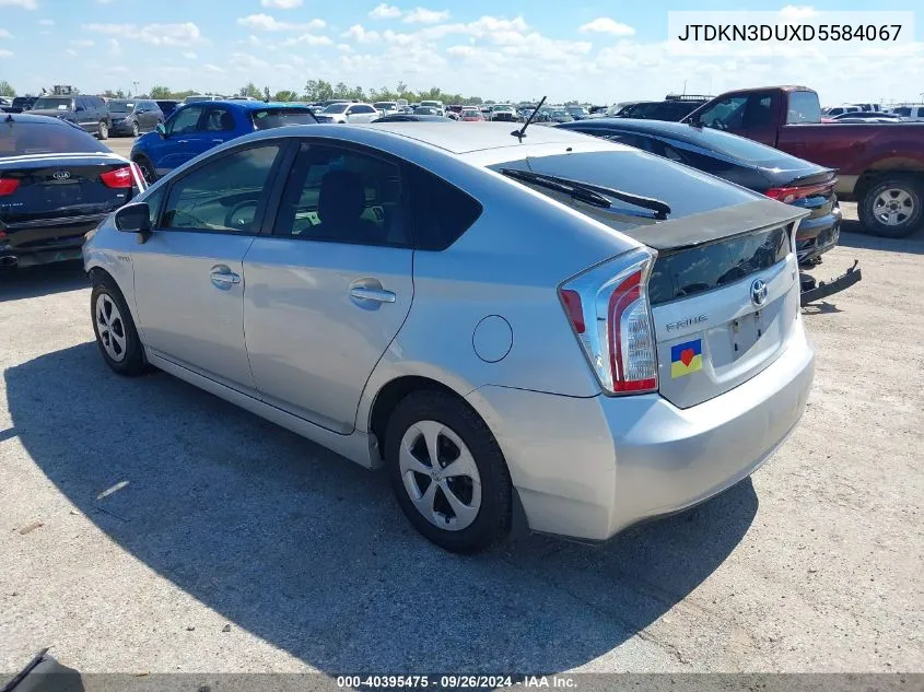 2013 Toyota Prius Two VIN: JTDKN3DUXD5584067 Lot: 40395475