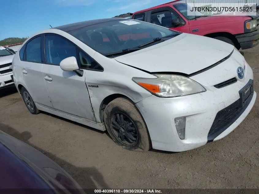 JTDKN3DU7D5615825 2013 Toyota Prius Three