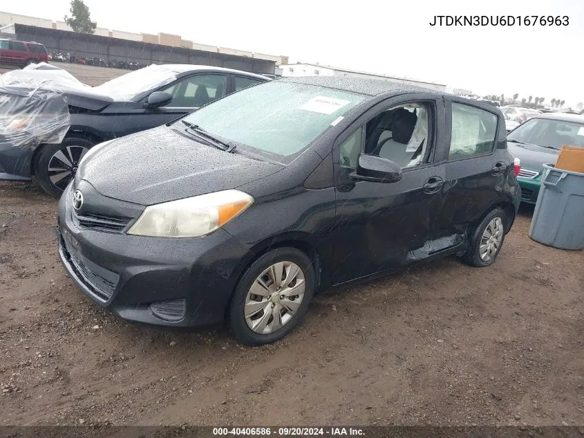 2013 Toyota Prius Three VIN: JTDKN3DU6D1676963 Lot: 40406586