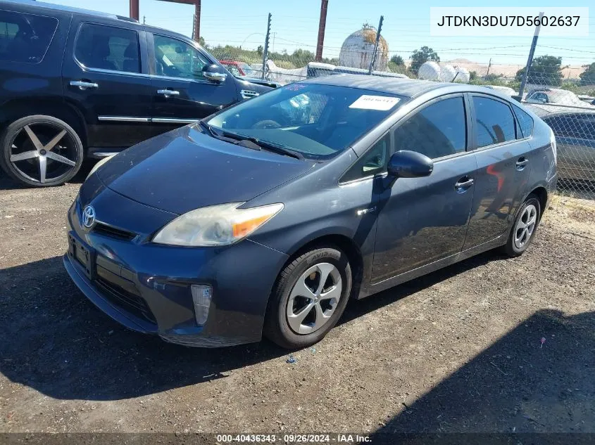 JTDKN3DU7D5602637 2013 Toyota Prius Two