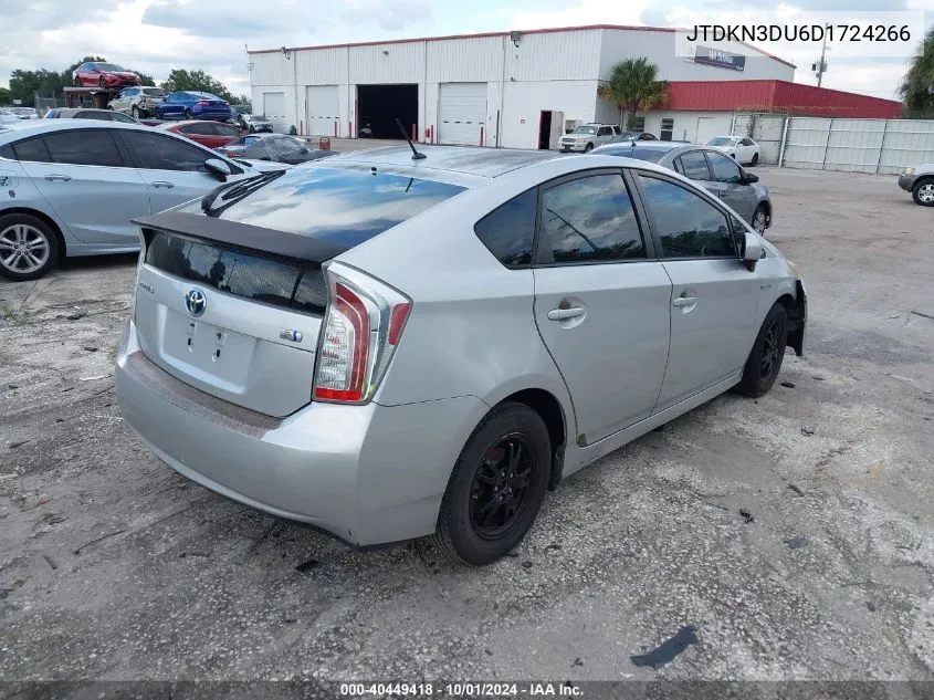 JTDKN3DU6D1724266 2013 Toyota Prius Two