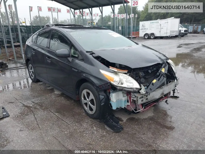 2013 Toyota Prius Two VIN: JTDKN3DU3D1640714 Lot: 40463116