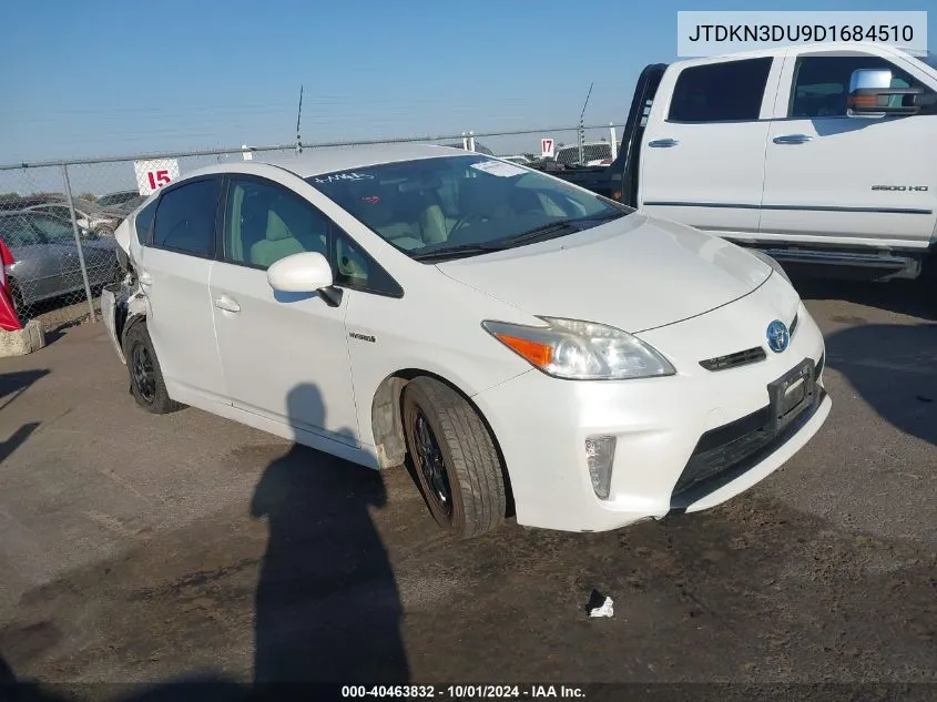 JTDKN3DU9D1684510 2013 Toyota Prius Two