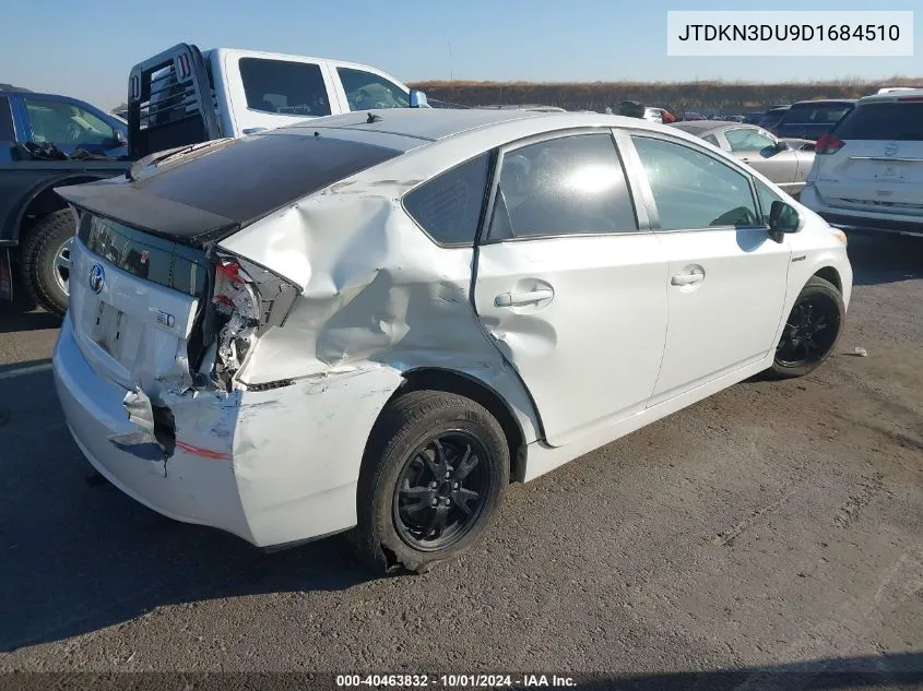 JTDKN3DU9D1684510 2013 Toyota Prius Two