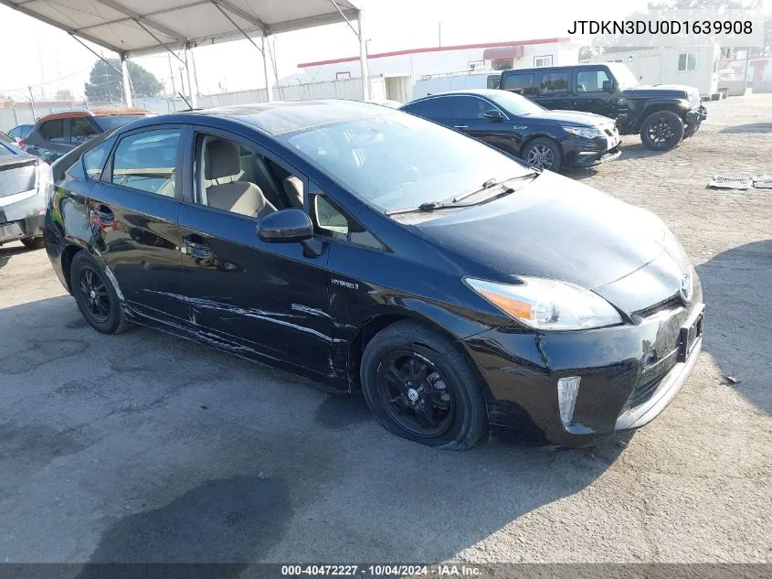 2013 Toyota Prius Two VIN: JTDKN3DU0D1639908 Lot: 40472227