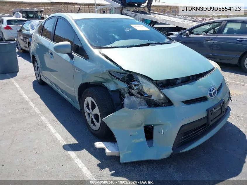 2013 Toyota Prius Two VIN: JTDKN3DU9D5554123 Lot: 40506348