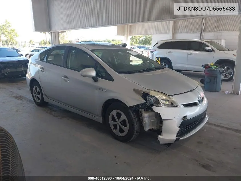 2013 Toyota Prius Two VIN: JTDKN3DU7D5566433 Lot: 40512890