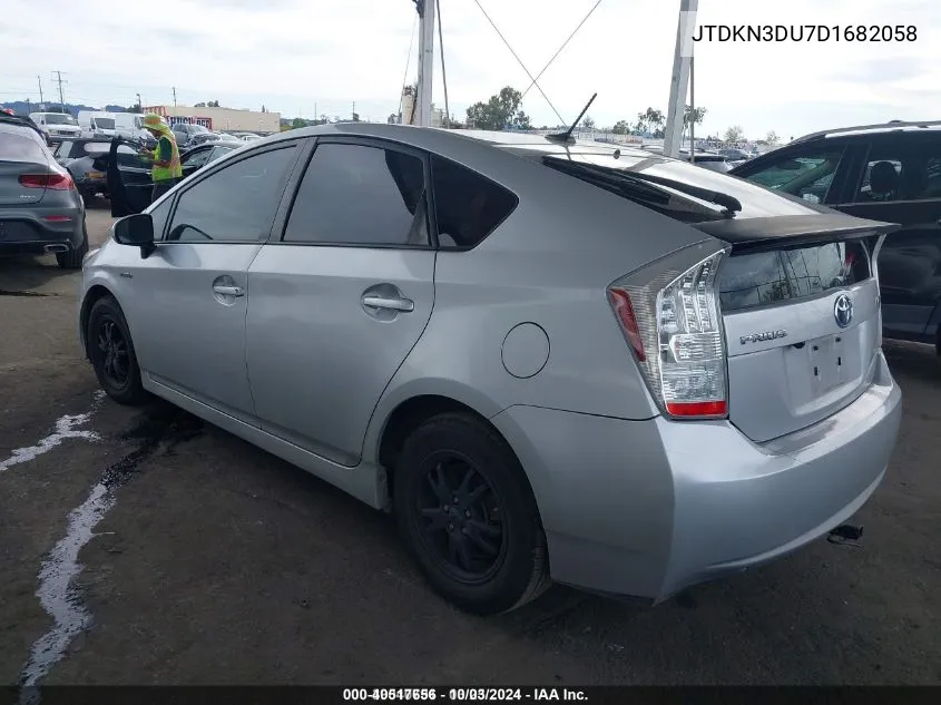 2013 Toyota Prius Two VIN: JTDKN3DU7D1682058 Lot: 40517656