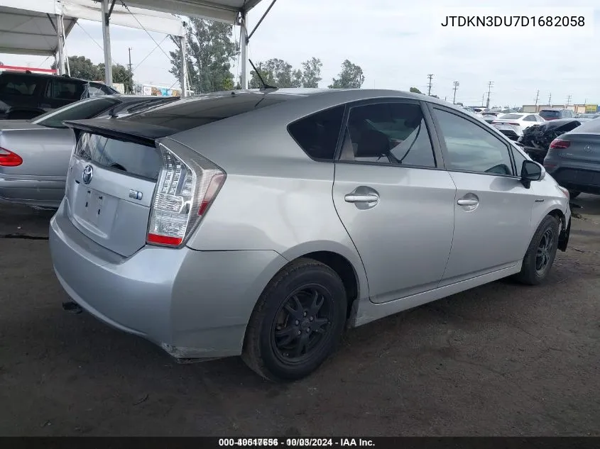 2013 Toyota Prius Two VIN: JTDKN3DU7D1682058 Lot: 40517656