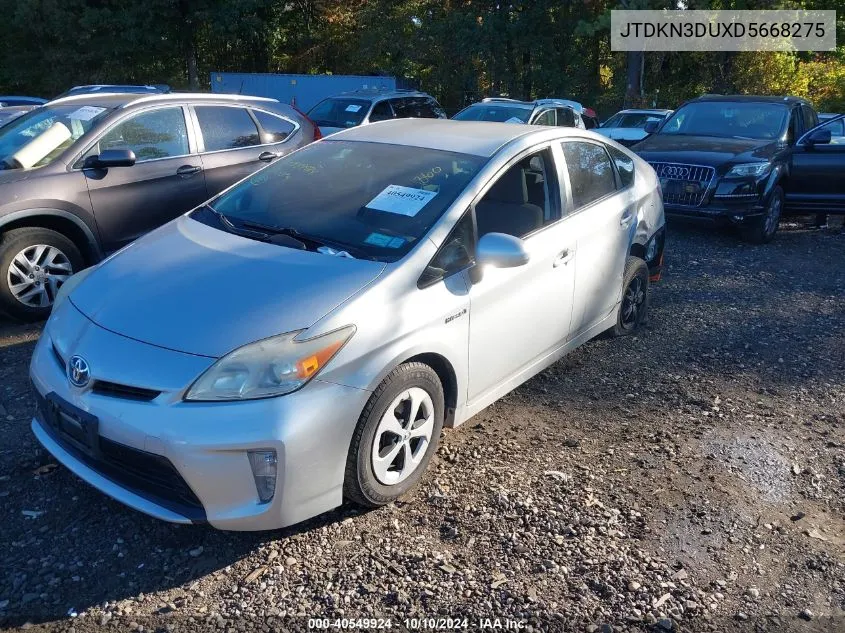 2013 Toyota Prius Three VIN: JTDKN3DUXD5668275 Lot: 40549924