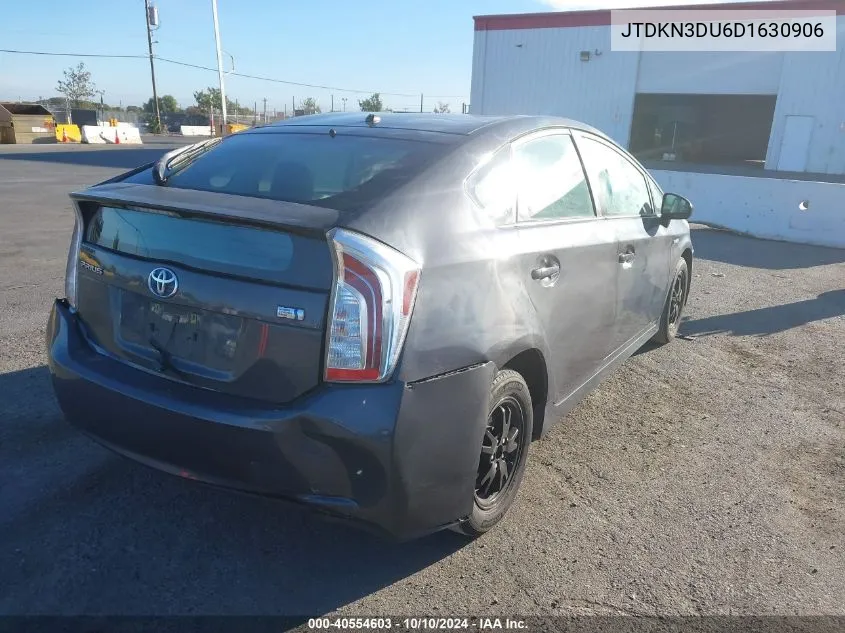 2013 Toyota Prius Two VIN: JTDKN3DU6D1630906 Lot: 40554603