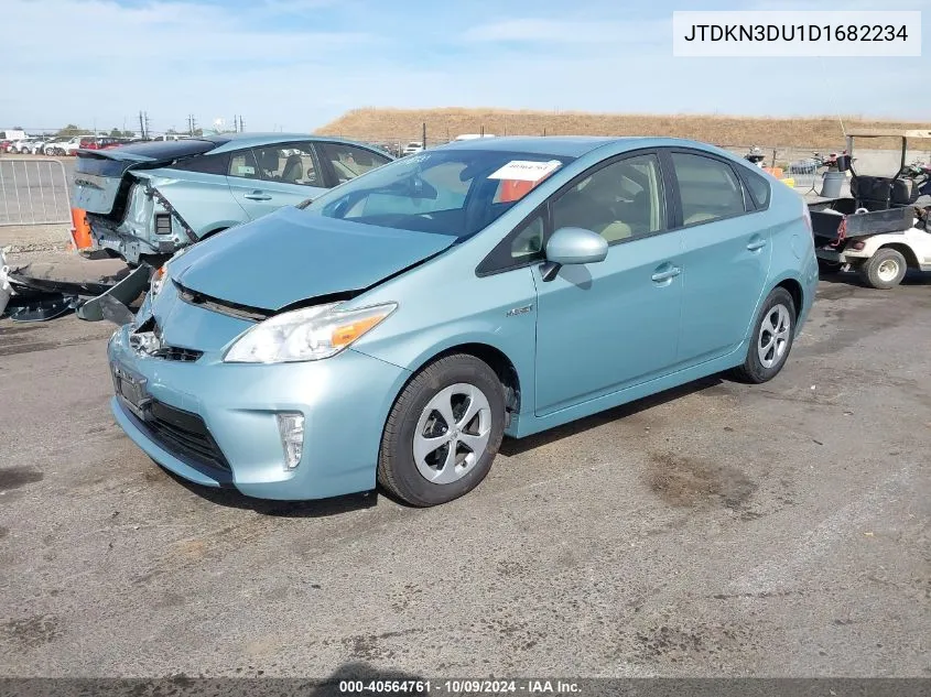 2013 Toyota Prius Two VIN: JTDKN3DU1D1682234 Lot: 40564761