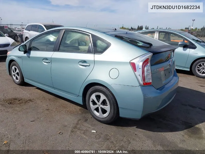 2013 Toyota Prius Two VIN: JTDKN3DU1D1682234 Lot: 40564761