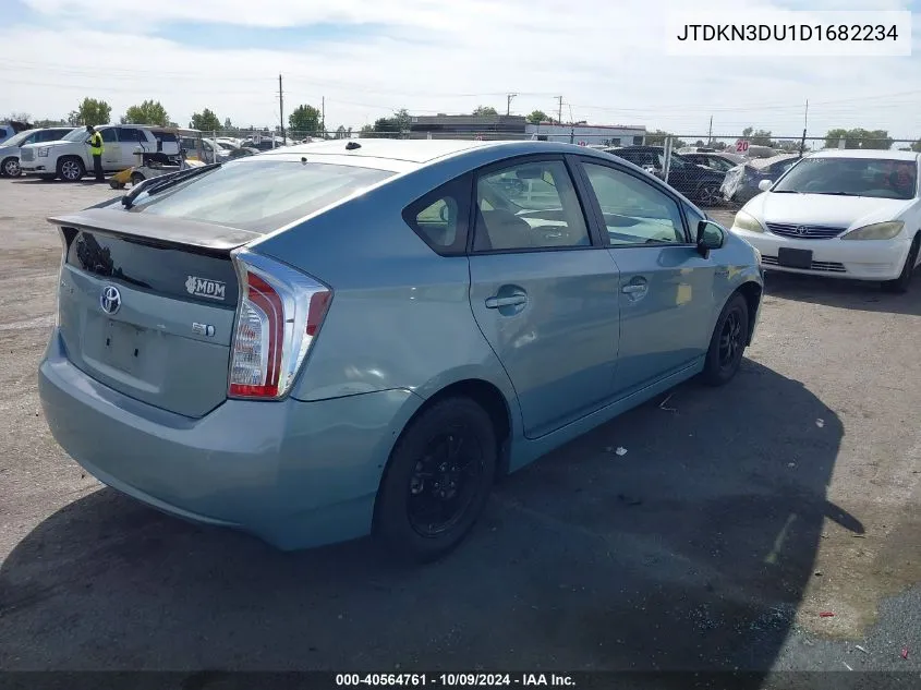 2013 Toyota Prius Two VIN: JTDKN3DU1D1682234 Lot: 40564761