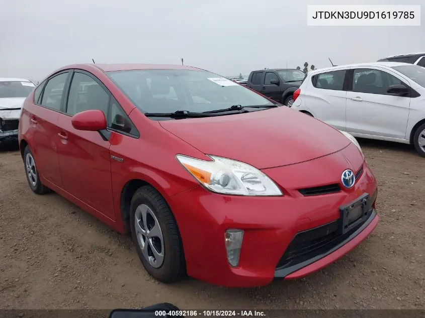 2013 Toyota Prius Three VIN: JTDKN3DU9D1619785 Lot: 40592186