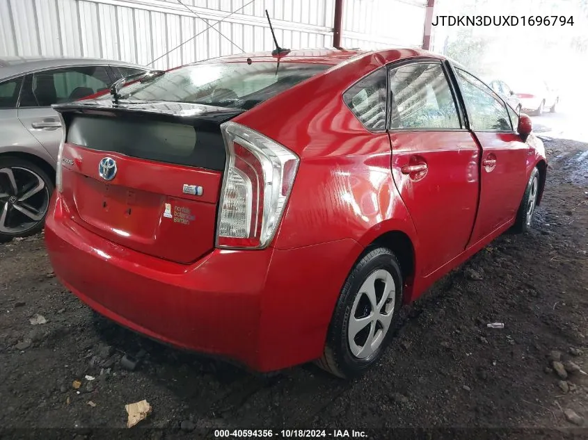 JTDKN3DUXD1696794 2013 Toyota Prius