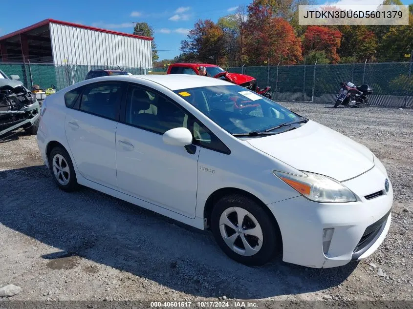 2013 Toyota Prius Two VIN: JTDKN3DU6D5601379 Lot: 40601617