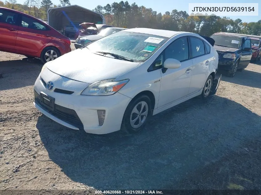 2013 Toyota Prius Two VIN: JTDKN3DU7D5639154 Lot: 40620868