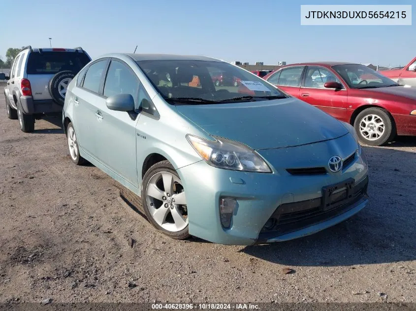 JTDKN3DUXD5654215 2013 Toyota Prius Five