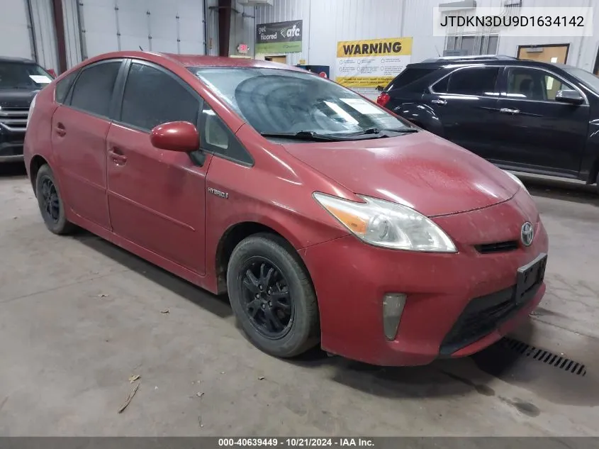 JTDKN3DU9D1634142 2013 Toyota Prius Four