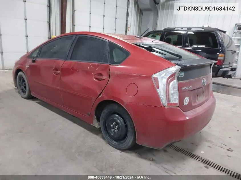 JTDKN3DU9D1634142 2013 Toyota Prius Four