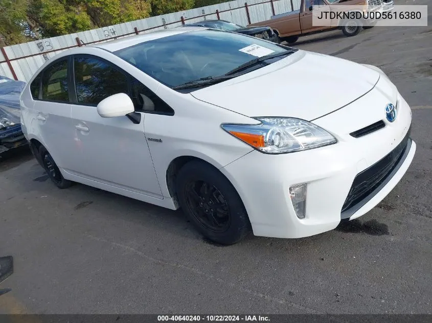 JTDKN3DU0D5616380 2013 Toyota Prius Two