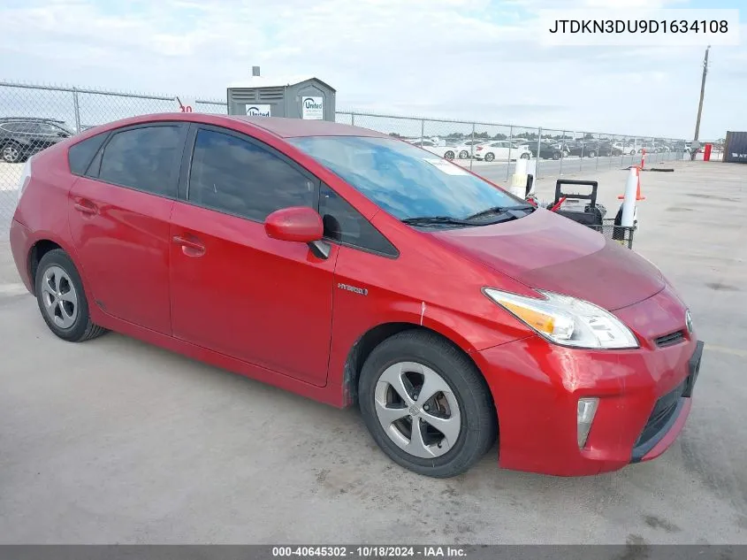 JTDKN3DU9D1634108 2013 Toyota Prius Two