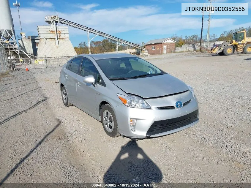 2013 Toyota Prius Two VIN: JTDKN3DU9D0352556 Lot: 40649882