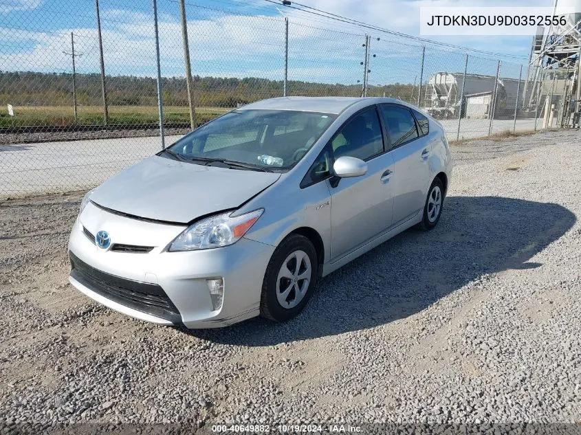 2013 Toyota Prius Two VIN: JTDKN3DU9D0352556 Lot: 40649882