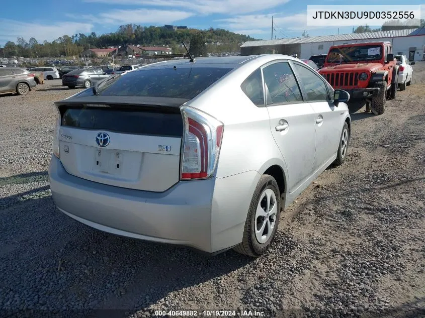 2013 Toyota Prius Two VIN: JTDKN3DU9D0352556 Lot: 40649882