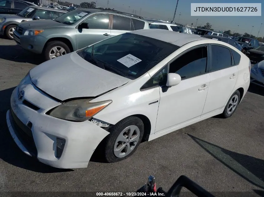 JTDKN3DU0D1627726 2013 Toyota Prius Two