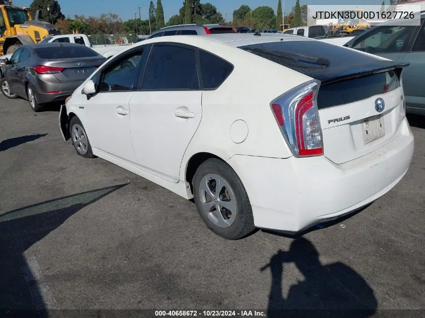 JTDKN3DU0D1627726 2013 Toyota Prius Two