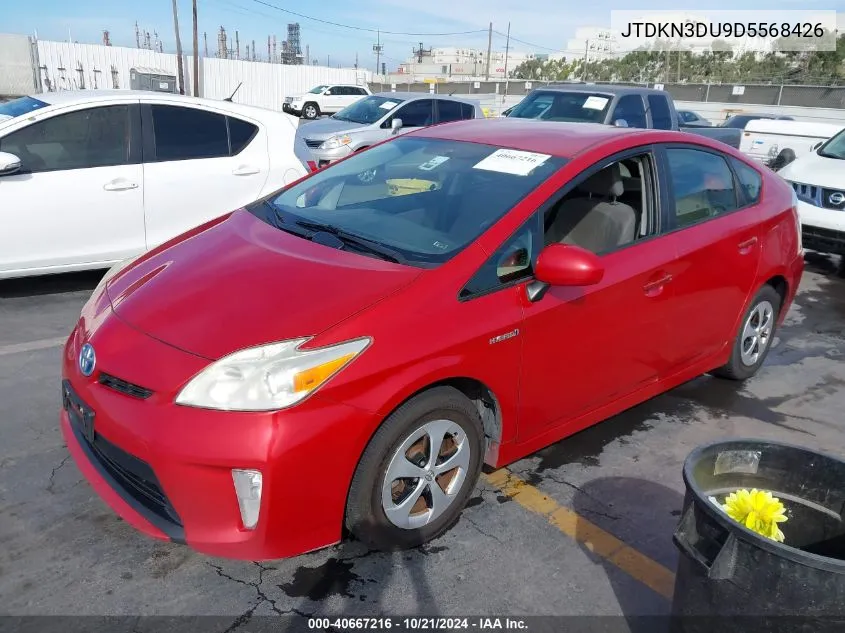 JTDKN3DU9D5568426 2013 Toyota Prius Two