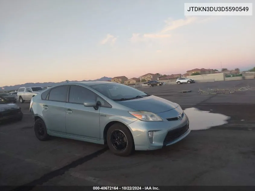 JTDKN3DU3D5590549 2013 Toyota Prius Two