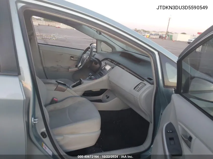 JTDKN3DU3D5590549 2013 Toyota Prius Two