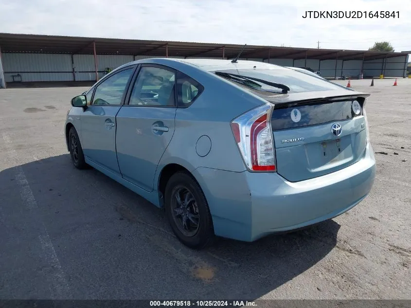 JTDKN3DU2D1645841 2013 Toyota Prius Two