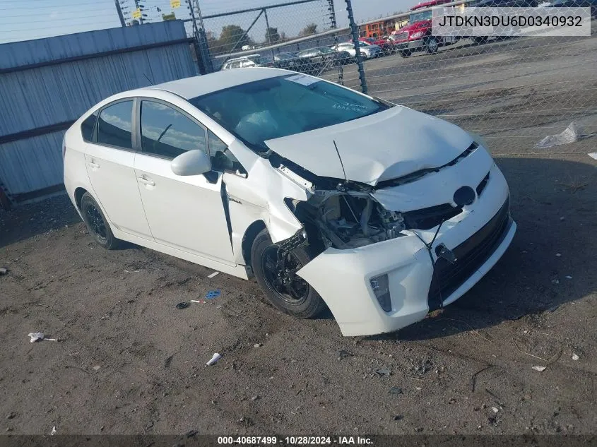 JTDKN3DU6D0340932 2013 Toyota Prius