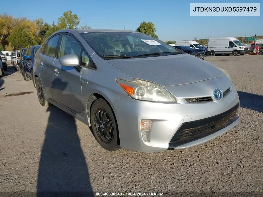 JTDKN3DUXD5597479 2013 Toyota Prius Two