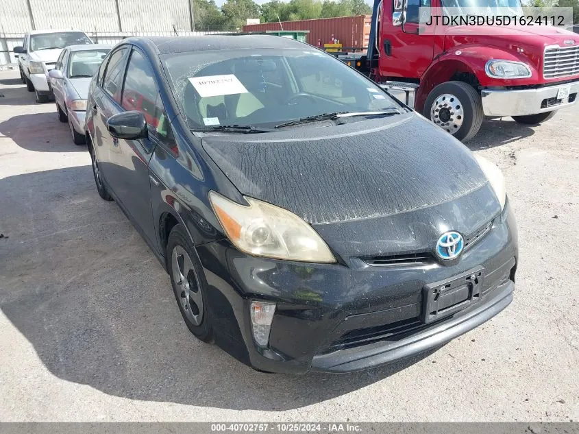 2013 Toyota Prius Three VIN: JTDKN3DU5D1624112 Lot: 40702757