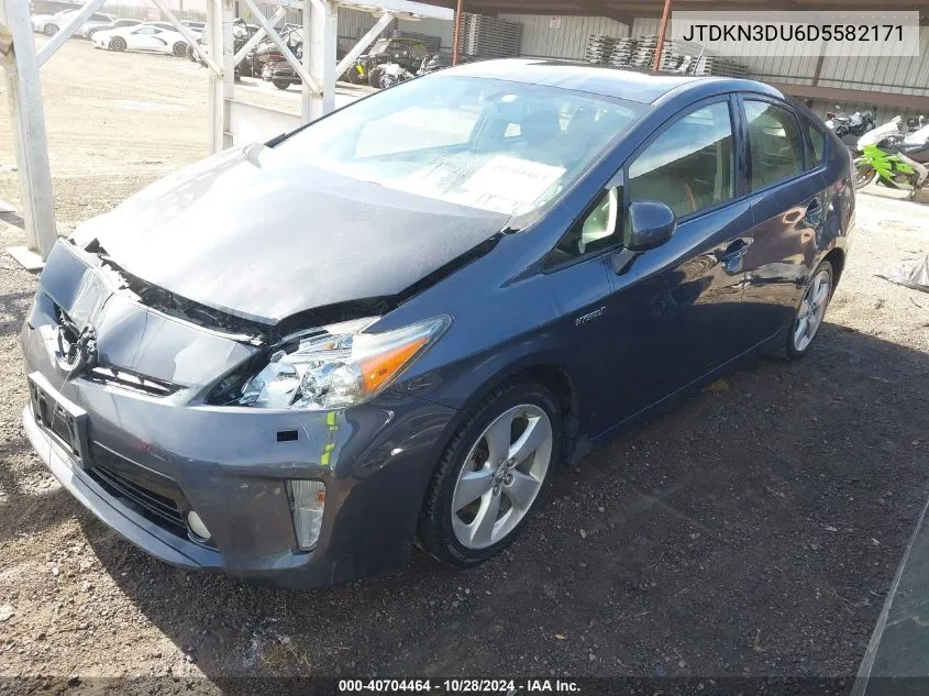 JTDKN3DU6D5582171 2013 Toyota Prius