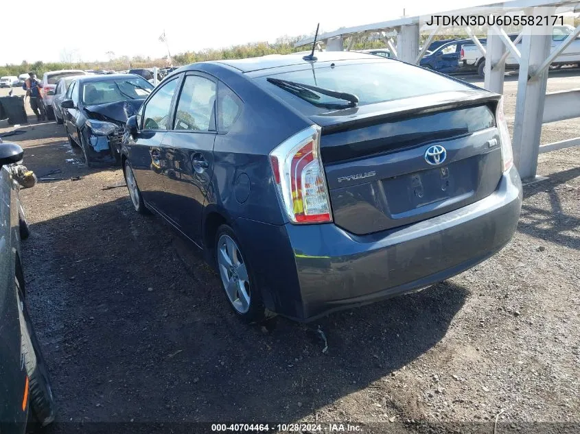 2013 Toyota Prius VIN: JTDKN3DU6D5582171 Lot: 40704464