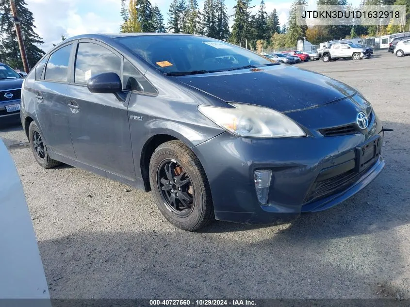 2013 Toyota Prius Two VIN: JTDKN3DU1D1632918 Lot: 40727560