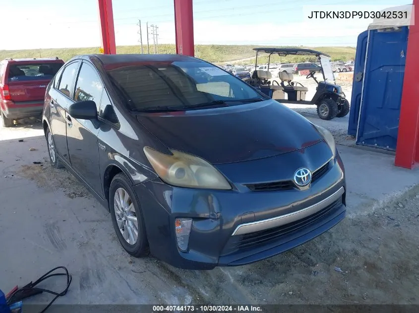 2013 Toyota Prius Plug-In VIN: JTDKN3DP9D3042531 Lot: 40744173