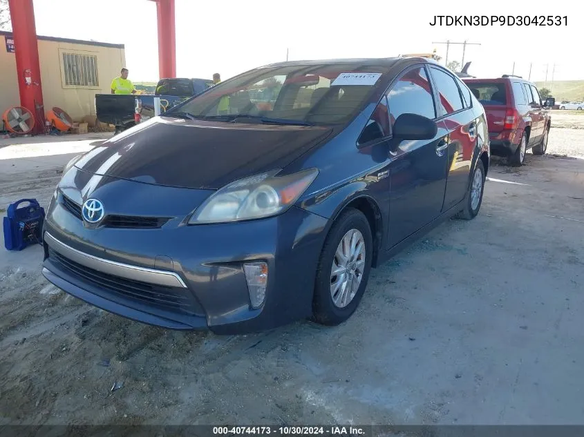 2013 Toyota Prius Plug-In VIN: JTDKN3DP9D3042531 Lot: 40744173