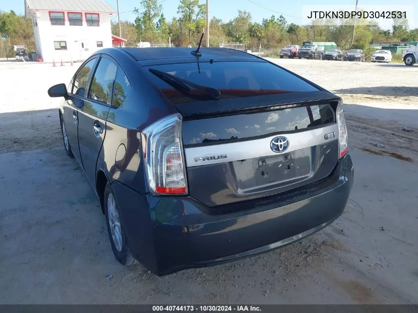 2013 Toyota Prius Plug-In VIN: JTDKN3DP9D3042531 Lot: 40744173